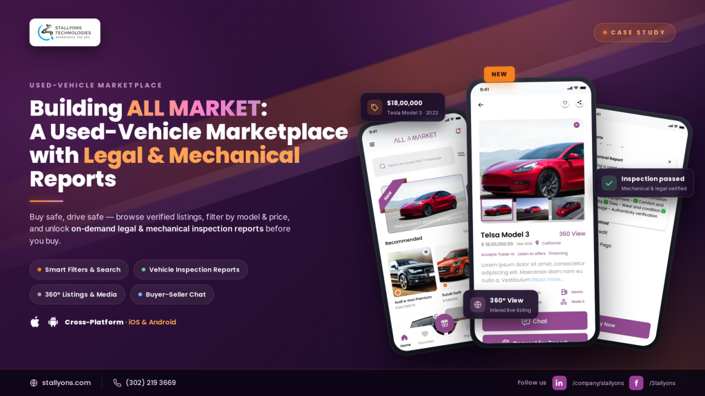 ALLMarket Case Study: Building a Flutter Vehicle Marketplace Buyers Can Trust
