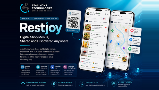How a React Native App Development Company Built Restjoy: A Multilingual, Map-Discoverable Menu Platform