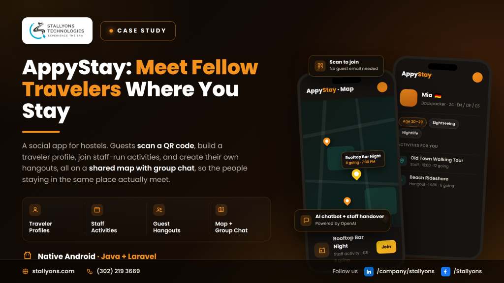 AppyStay Case Study: A Native Android App That Gets Hostel Guests to Actually Meet