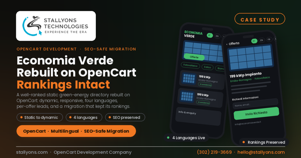 How Economia Verde Rebuilt on OpenCart Without Losing Its Rankings