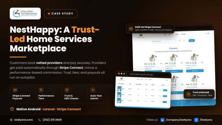 NestHappy Case Study: A Trust-Led Home Services Marketplace That Runs Itself