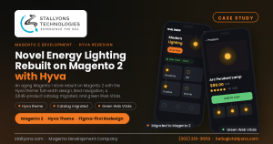 Novel Energy Lighting: A Magento 2 Redesign on the Hyva Theme