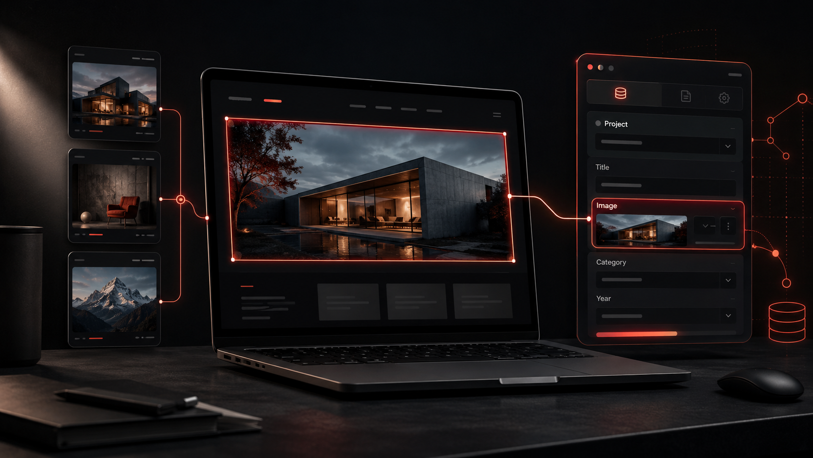 Framer CMS with Image-Bound Project Pages