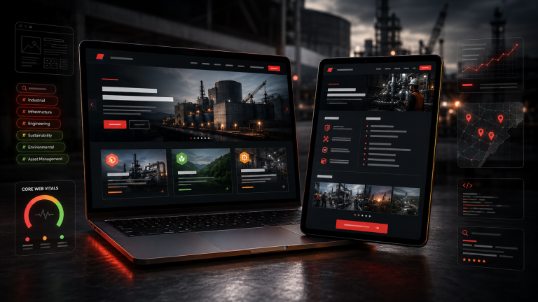 Luther Bros Group: An Industrial Services Website on osCommerce