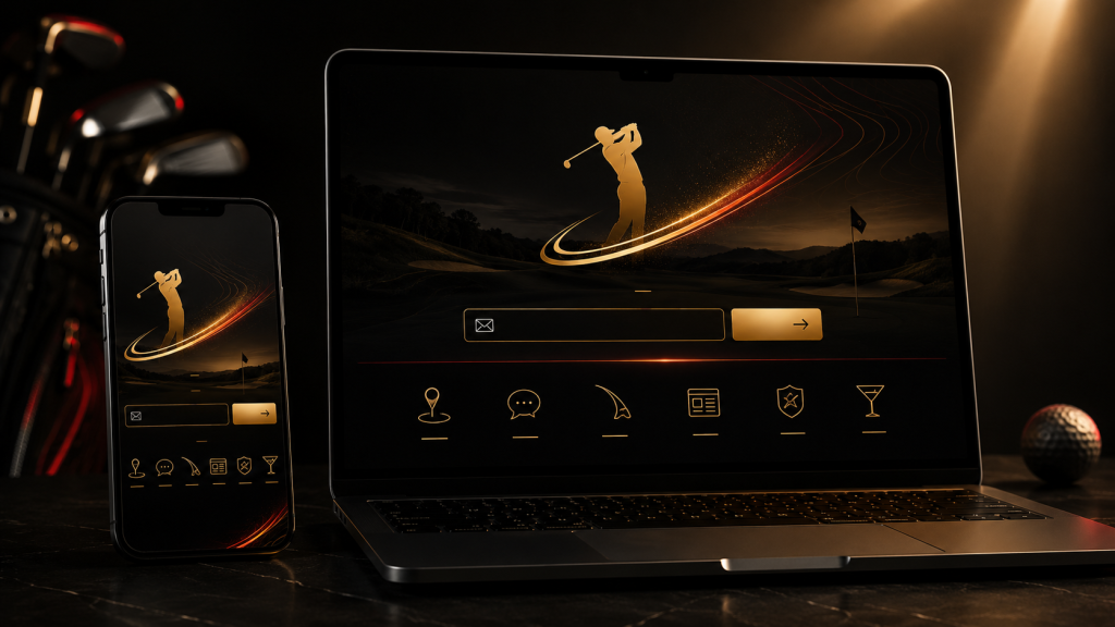 SwingSync: A Golf App Landing-Page UI/UX Design