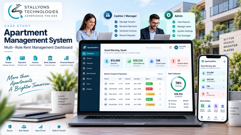 Apartment Management System: A Dashboard UI/UX Design