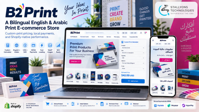 B2Print: A Bilingual Shopify Print Store