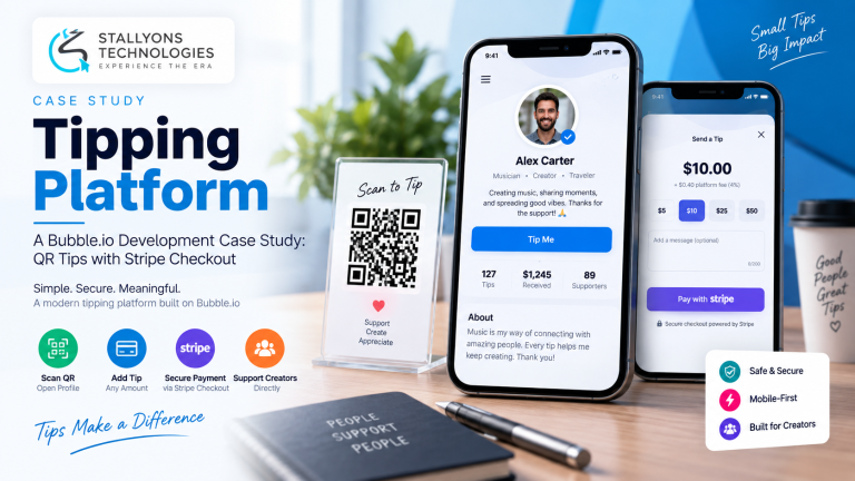 A QR Tipping Platform Built on Bubble with Stripe
