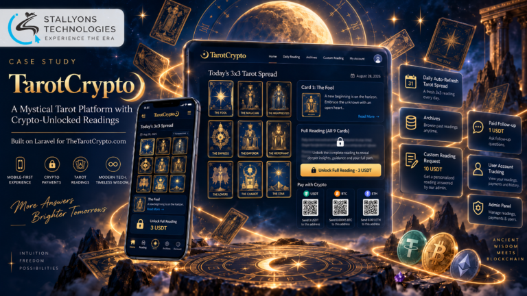 Crypto Unlocked: A Tarot Platform Built in Laravel