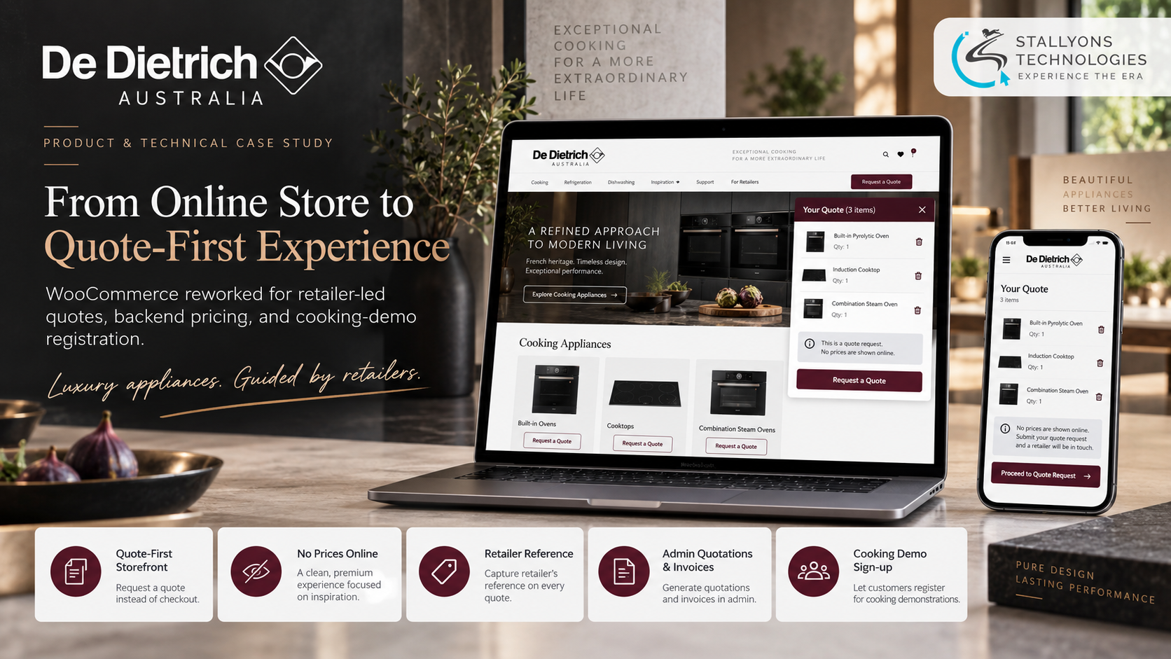 De Dietrich: A WooCommerce Quote-Request Store