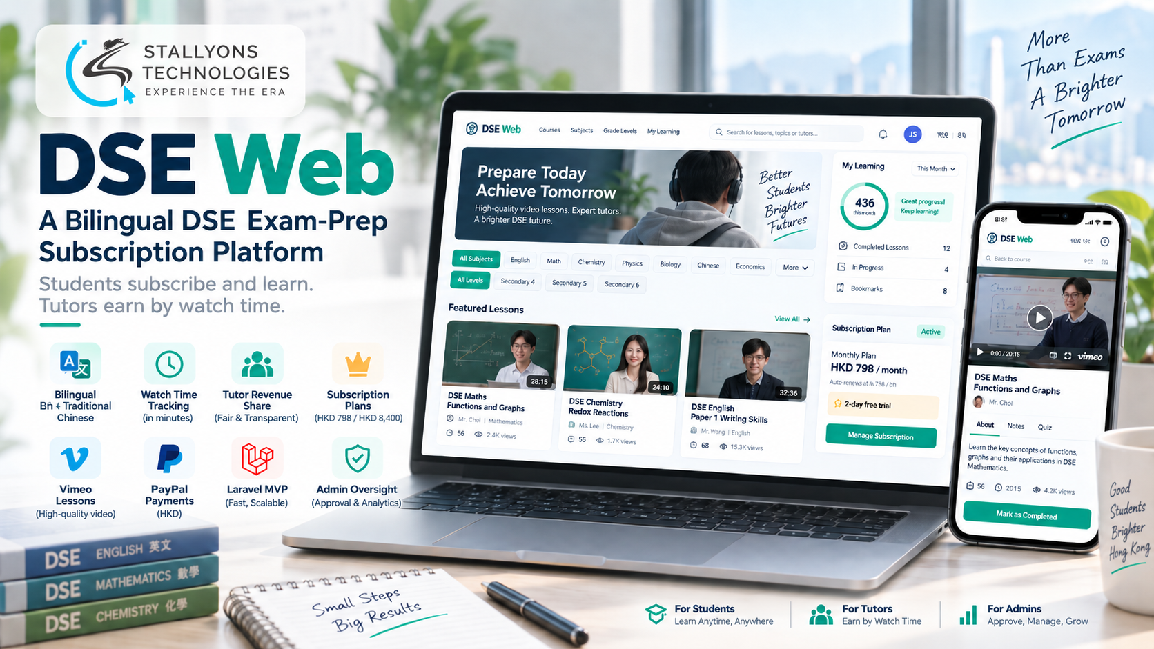 DSE: An Exam-Prep Subscription Platform MVP in Laravel