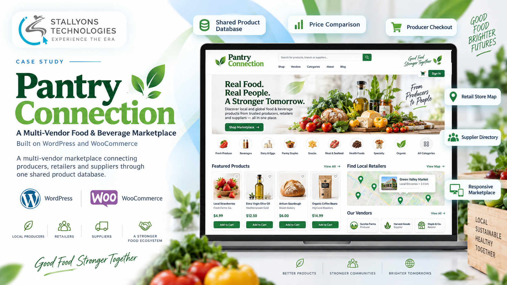 Pantry Connection: A WooCommerce Multi-Vendor Marketplace