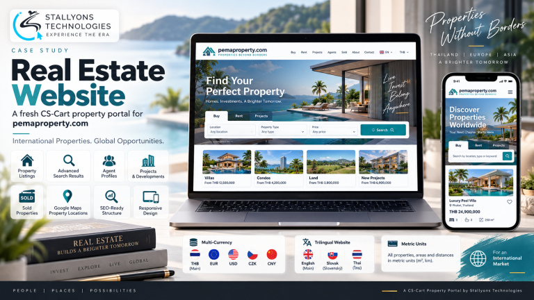 Pema Property: A Multi-Currency CS-Cart Real Estate Portal