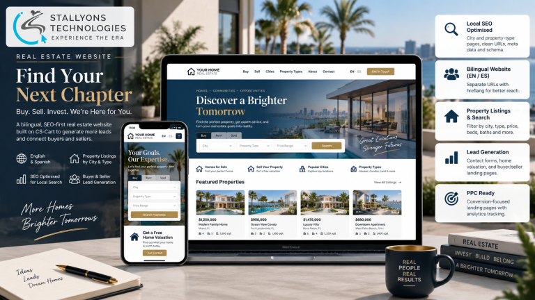 A Bilingual, SEO-First Realtor Website on CS-Cart
