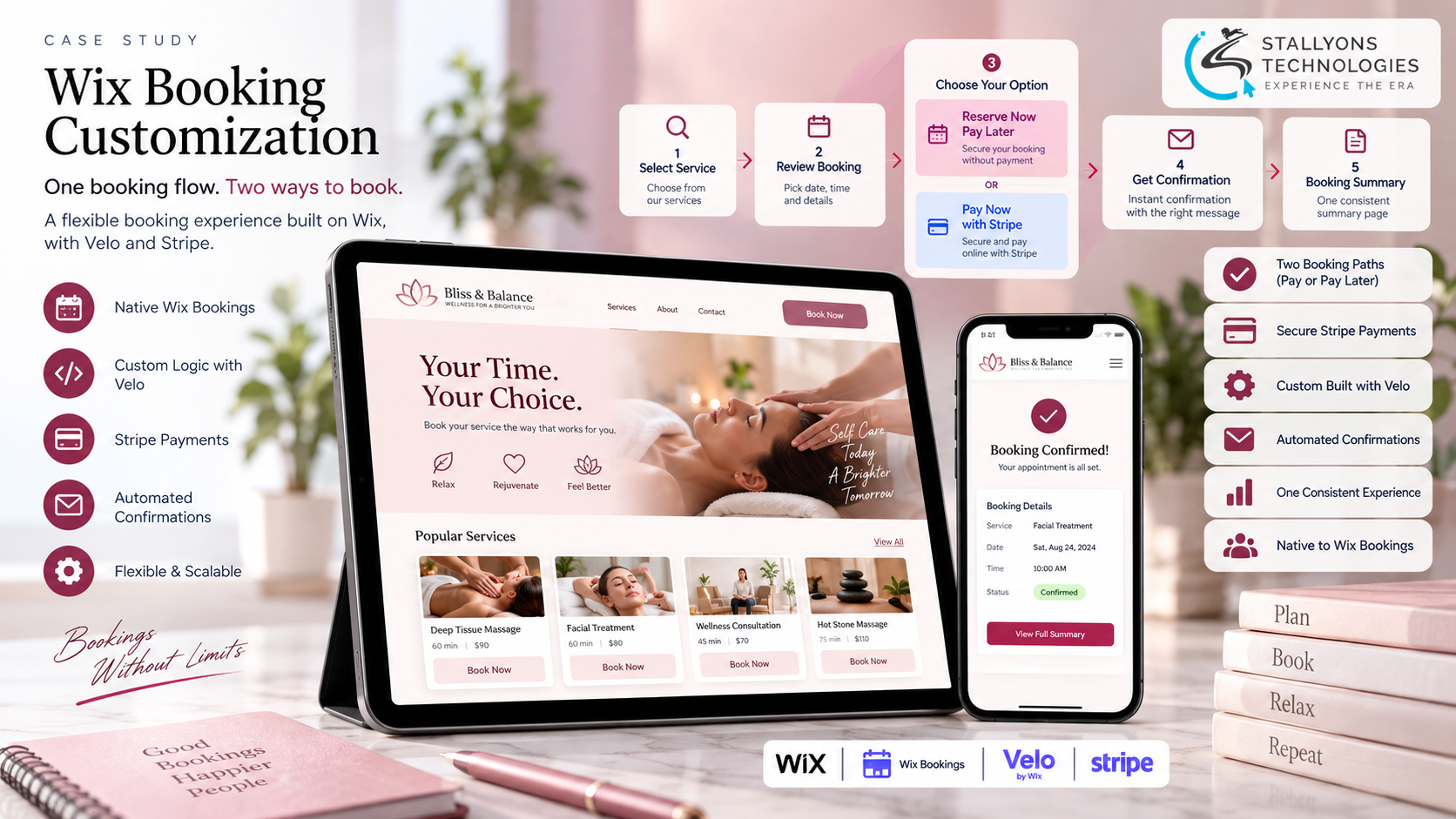 Wix Bookings: A Two-Path Payment Customization