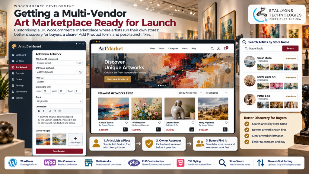 Artist Marketplace: Multi-Vendor WooCommerce