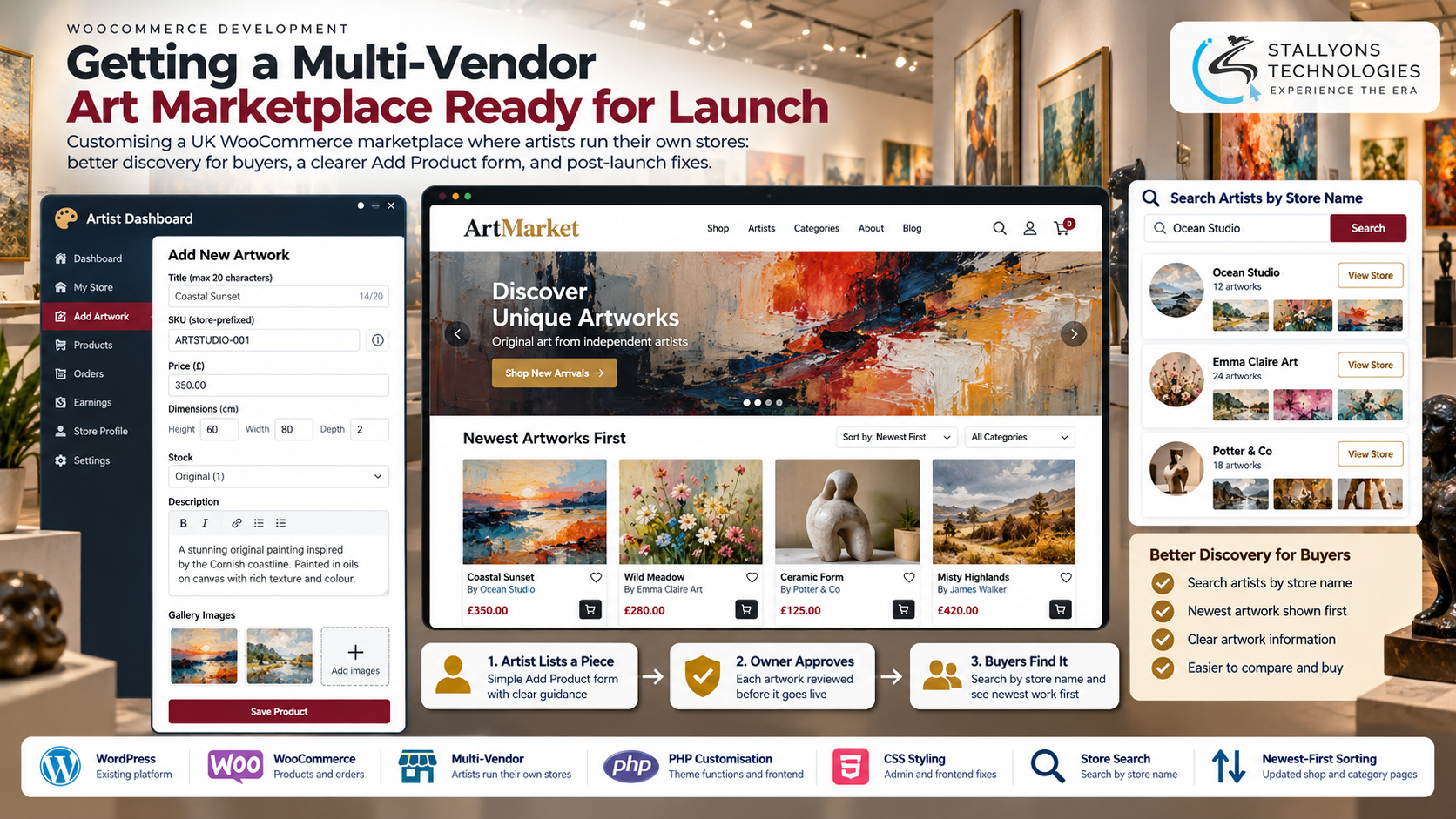 Artist Marketplace: Multi-Vendor WooCommerce