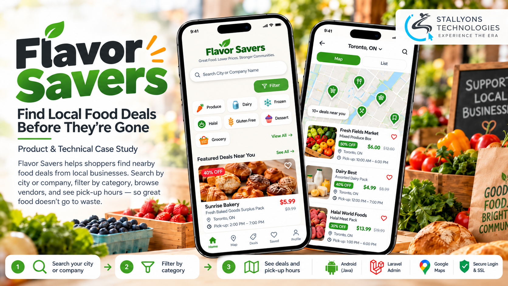Flavor Savers: Android Local Food-Deals App