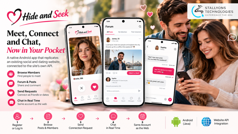 Hide and Seek: Android Social & Dating App