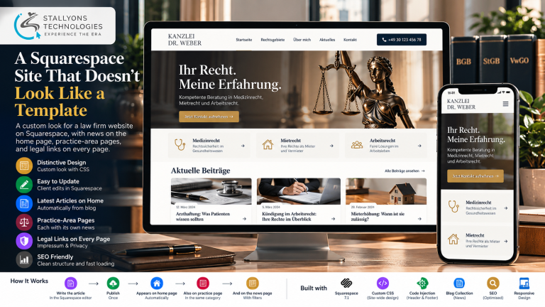 Squarespace Law Firm Website Design