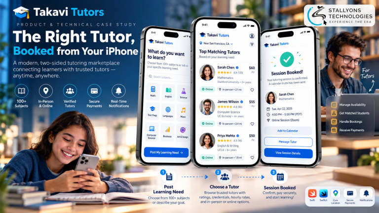 Takavi Tutors: Native iOS Tutoring Marketplace
